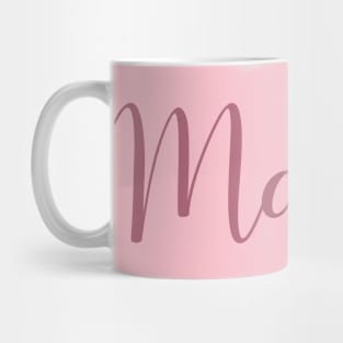 Mama with Pink Heart Mug